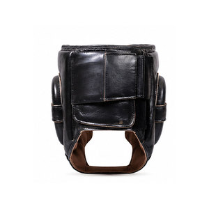 Best Selling Professional Leather Boxing <b>Head</b> Guard with Breathable Design for MMA <b>Training</b> Lightweight Wholesale in Low Price - Product Image 4