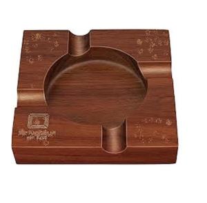 Cendrier de poche carré en bois fait main, gravé, portable, de luxe, format voyage, logo personnalisé, couleur personnalisée, accessoire pour fumeurs, vente en gros - Product Image 3