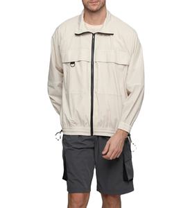 2025 Custom Breathable 100% Polyester Nylon Windbreaker <b>Jacket</b> Casual Outdoor <b>Lightweight</b> Quick Dry Stand Collar Mesh Lining - Product Image 6