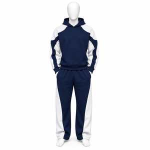 Hot Sale 100% Cotton Tracksuit Solid Color Oversized Comfortable Breathable Lightweight <b>Sweat</b> <b>Suit</b> For <b>Men</b> - Product Image 2