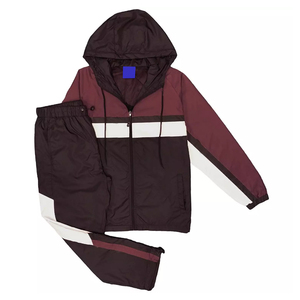 New Custom Unisex Casual Winter Windbreaker Track Suit Jacket <b>Set</b> Over-Sized Turtleneck Waterproof Zipper Breathable 2026 - Product Image 1