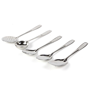Cuchara de cocina de acero inoxidable profesional resistente al calor para restaurante, hotel, a bajo precio - Product Image 4