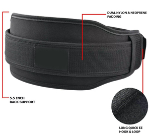 Ceinture de musculation à levier en cuir premium pour l'entraînement en salle, les squats lourds, les soulevés de terre et la compétition, avec soutien lombaire - Product Image 4