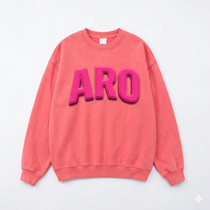 Sudadera Casual para Mujer, Estilo Francés, Manga Larga, Cuello Redondo, con Logotipo Personalizado en Relieve, Tejido Sólido de Invierno con Bordado - Product Image 1