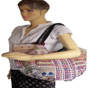 New Arrival Designer Women Purses Bags Handbags Crossbody Bag White Zari Banjara Red Customize Handmade Ethnic Embroidered - Product Image 2