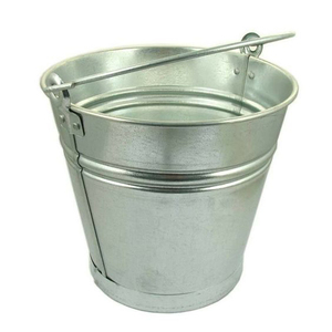 Seau à charbon en fer métallique rustique et écologique, style européen moderne, haute qualité, fait main, pour usage extérieur et jardin, pour foyer - Product Image 3