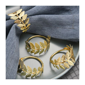 Elegante Juego de Servilleteros con Cristales Incrustados para Decoración de Banquetes y Eventos de Lujo - Product Image 1