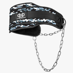 Weightlifting <b>Belt</b> with Steel <b>Chain</b> Neoprene Waist Support Adjustable Buckle Gym Lifting <b>Belt</b> Custom Logo - Product Image 3