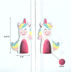 Tiradores de Madera de Acacia Hechos a Mano, Tiradores de Cajones Infantiles de Madera Natural con Diseño de Unicornio, Tiradores de Cómodas, Tiradores de Armarios de Cocina - Product Image 5