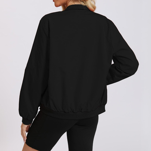 Chaqueta bomber para mujer con logo personalizado al por mayor, nueva llegada, ropa de calle, chaqueta bomber para dama en grandes cantidades - Product Image 3