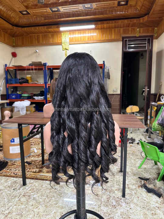Wholesale Virgin Bouncy Curls Double Drawn, Bouncy Curls Human Hair, Vietnamese Bundle Hair,Vietnamese Wig Hair