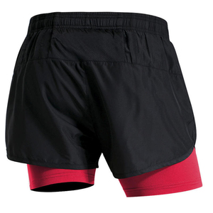 Custom Logo Double <b>Layer</b> Corduroy 100% Cotton Quick Dry High Waist Drawstring Closure Sports Shorts for Men - Product Image 1