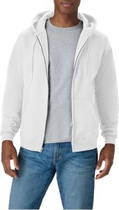 Sudadera con Capucha para Hombre, Azul Marino, con Cierre, Corte Regular, Felpa de Algodón, Color Sólido, Informal, para Otoño, Transpirable, ODM - Product Image 6