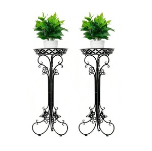 Support de pot de fleurs en fer traditionnel, parfait pour les maisons indiennes, la décoration de balcon, de jardin, d'intérieur, d'extérieur et de terrasse. - Product Image 6