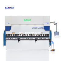 Bien recibido Suntay SPB170T4000 4 + 1 Fabricante de máquina dobladora hidráulica de freno de prensa CNC de chapa