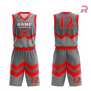 Uniformes de Baloncesto Reversibles, Transpirables y Económicos para Adultos, con Números Sublimados, Diseño Personalizado para Equipos - Product Image 1