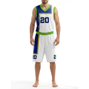 Conjunto de Uniforme de Baloncesto para Entrenamiento, Personalizado por Sublimación, para Hombres y Jóvenes, Camiseta y Pantalones Cortos Ligeros para Equipo - Product Image 1