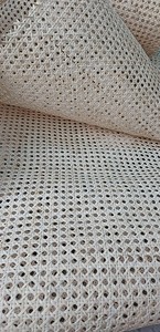MÁS VENDIDO Rollo de Malla Abierta de Ratán 1/2 Karo Duradero, Material Ecológico para Muebles DIY BLUE LOTUS FARM Rosie Vo - Product Image 2