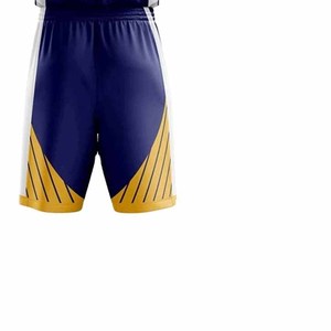 Shorts de basketball personnalisés pour hommes, impression sublimée, évacuation de l'humidité, extensibles dans quatre directions, taille élastique écologique, 100 % polyester - Product Image 2