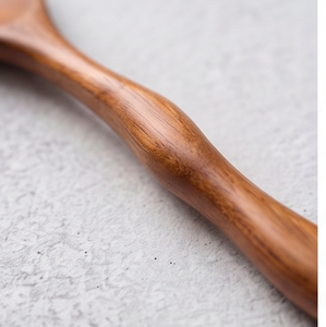 Hand Polished Wooden Flatware Set Minimalist Design Reusable Camping Cutlery For Tableware Hotel Use And Restaurant Use - Product Image 2