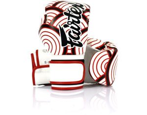 ถุงมือชกมวยหนังแท้ Fairtex ขนาด 14 ออนซ์ คุณภาพสูง ลายพิมพ์ใหม่ สำหรับฝึกซ้อมมืออาชีพ ซ้อมสปาร์ริง ซานด้า พร้อมที่จับมือ - Product Image 2