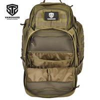 Sac à dos tactique de grande capacité 60L pour activités de plein air avec support dorsal confortable, sac à dos sécurisé, mochila de randonnée et de chasse