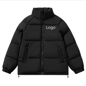 Custom Logo Front Men Streetwear Thick Winter <b>Warm</b> <b>Waterproof</b> Puffer <b>Jacket</b> - Product Image 6