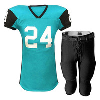 Uniforme de Fútbol Americano Personalizado al por Mayor, Jersey Sublimado, Pantalones de Protección, Conjunto de Ropa Deportiva de Alto Rendimiento