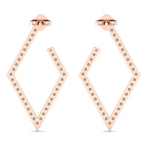 REYES Trendy Design 925 Sterling <b>Silver</b> Moissanite <b>Dangle</b> Drop <b>Earrings</b> For Women Luxury Wedding Party Wear Fine Jewelry - Product Image 4