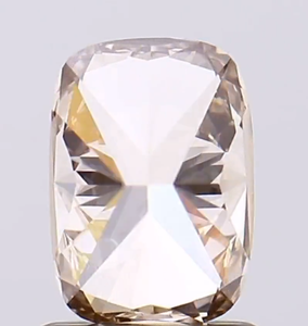 Diamant brun fantaisie taille coussin HPHT cultivé en laboratoire de 3,00 carats, clarté VS2, certifié IGI, poli, diamant CVD en vrac, le meilleur - Product Image 4