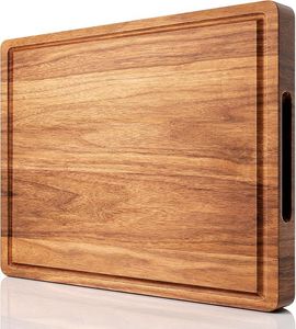 Tabla de Cortar de Madera Hecha a Mano, Forma Rectangular con Asa, 1.5 cm de Grosor, H a CRAFT HAC-938 - Product Image 5