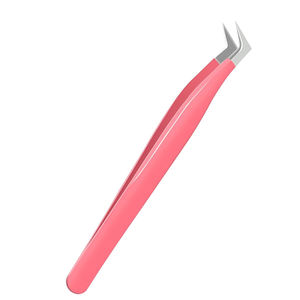 Pinza para pestañas de acero inoxidable, herramienta de extensión de pestañas para salón de belleza, maquillador, uso profesional, pinza para pestañas - Product Image 1