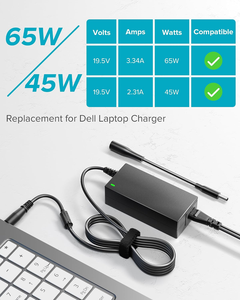Carregador de <span class=keywords><strong>Laptop</strong></span> 65W Compatível com <span class=keywords><strong>Inspiron</strong></span> 11 13 14 15 17 3000 5000 7000 Series Vostro Latitude XPS Adaptador AC - Product Image 3