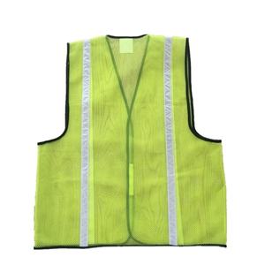 Chalecos de Poliéster para Hombre para Todas las Temporadas, Ropa de Trabajo, Chaleco Reflectante de Malla de Poliéster, para Ciclismo, Campamento, Seguridad, Color Naranja - Product Image 2