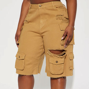 Latest Fashionable Casual Slim Fit <b>Women</b> Summer Denim <b>Shorts</b> Breathable Comfortable Casual Fashion Wear Denim <b>Shorts</b> for <b>Women</b> - Product Image 2