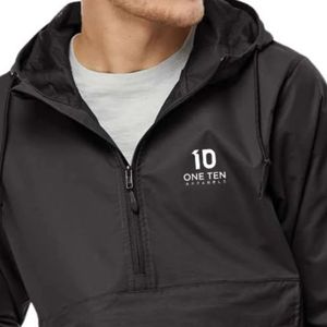 Men's Water Resistant Windbreaker Anorak <b>Jacket</b> Lightweight Hooded Pullover Outdoor Coat for Hiking Travel Running and Everyday - Product Image 4