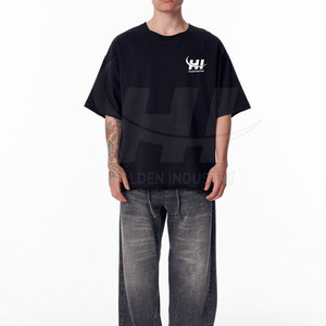 T-shirt décontracté à manches courtes, coupe ample, t-shirt slim fit, t-shirt en coton, t-shirt ample en vente en ligne, fabriqué au Pakistan - Product Image 2