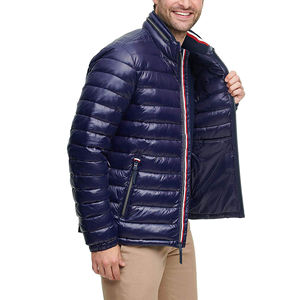 Veste matelassée d'hiver imperméable à col montant pour homme, personnalisable, style doudoune, pour l'extérieur, vente en gros - Product Image 4
