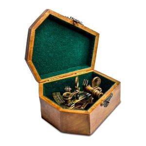 Antique Style <b>Nautical</b> Sextant Brass <b>Decor</b> Piece for Ship Enthusiasts Maritime Collectors Home Office and Study Display - Product Image 3