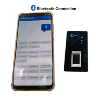 LEEKGOTEH Lector de Huellas Dactilares Inalámbrico Bluetooth con API SDK para Registro de Tarjetas SIM de Telecomunicaciones y Identificación Nacional