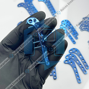 Plaques et vis supracondylaires en titane de haute qualité 2,4 mm, lot de 58 pièces, certifiées CE, verrouillage manuel de sécurité pour orthopédie vétérinaire - Product Image 2