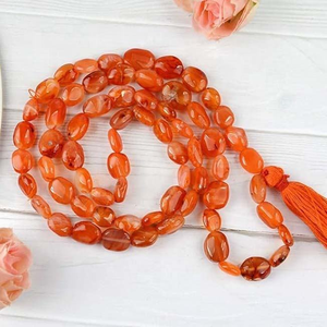 Chapelet de prière islamique en résine rouge ovale, 100 perles, perles de méditation, agate, Tasbih musulman, artisanat en résine - Product Image 5