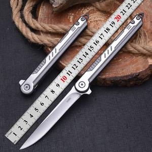 Navaja Plegable de Bolsillo con Clip y Funda, Cuchillo EDC para Caballero con Bloqueo de Seguridad, Apertura con Flipper para Campismo y Supervivencia al Aire Libre - Product Image 5