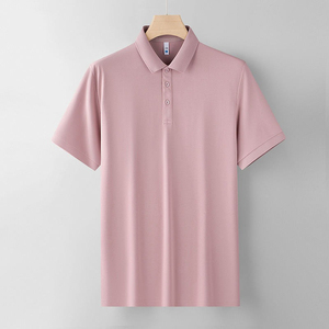 Custom Polo T-shirts Unisex Plain 100% Cotton Wholesale Short Sleeve T-shirts Men's Polo Shirt Blank - Product Image 2