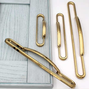 Vintage <b>Door</b> Knob Kitchen Furniture Drawer Hardware Antique <b>Pull</b> Gold Cabinet <b>Handles</b> - Product Image 3