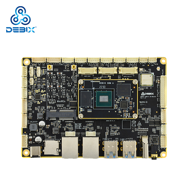DEBIX Full Functions Carrier Embedded Board IMX8M Plus Motherboard Cpu Industrial Pc Mainboard Motherboard with Processor Ddr4