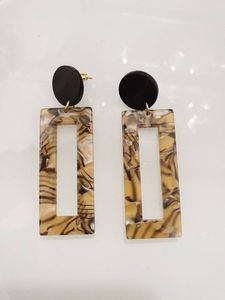 ต่างหูเรซิ่นทำมือขายส่ง เครื่องประดับแฟชั่นทันสมัยสำหรับผู้หญิง - Product Image 6