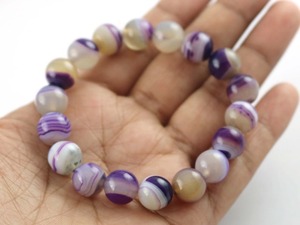 Purple Agate Resin Beaded Stretch <b>Bracelet</b> Handmade <b>Boho</b> Fashion Gift For Women Accessories Resin Crafts - Product Image 3