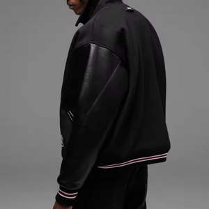 Chaqueta bomber de satén de seda personalizada, talla grande, lisa, se puede personalizar, chaquetas bomber para hombre, chaqueta varsity de alta calidad - Product Image 2