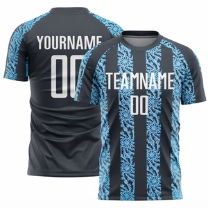 เสื้อฟุตบอลชายแบบซับลิเมชั่นสั่งทำพิเศษ คอวี แขนสั้น สีเขียว เหลือง แดง บล็อกสี ระบายเหงื่อได้ดี ทรงแอธเลติก - Product Image 2